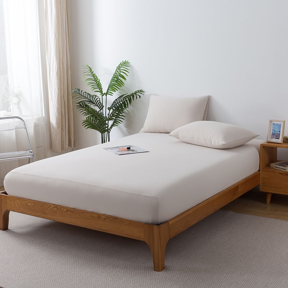 極致涼感抱冰枕套床包組-溫奶茶