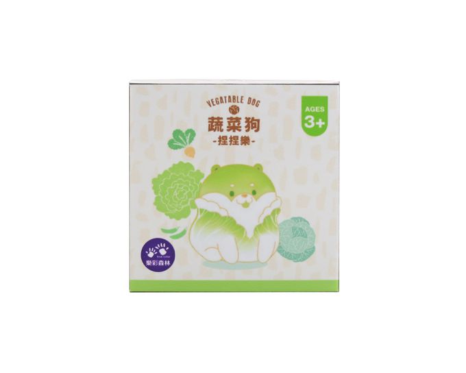 樂彩森林 - 療癒捏捏樂-蔬菜狗