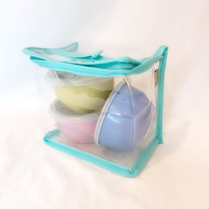 妞妞絲 - 透明收納袋-草莓粉 (XS)