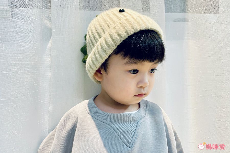 立體恐龍毛帽-深藍色 (47-50CM(建議2歲-3歲))