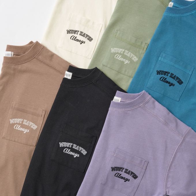 日本 b-ROOM - 100%棉 純色口袋薄長袖上衣-象牙白