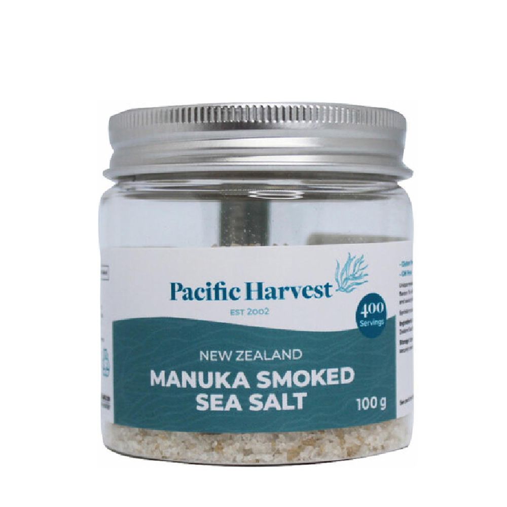 壽滿趣 - Pacific Harvest 紐西蘭天然麥蘆卡煙燻海鹽-100g