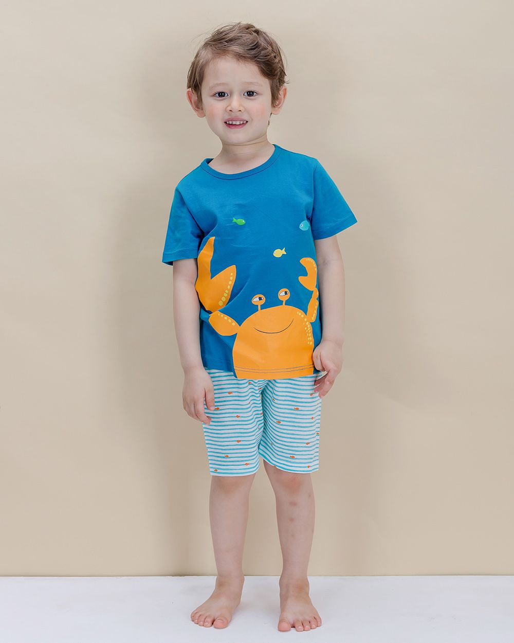 韓國 Sopoliini 童趣北歐風☺ 夏季純棉套裝 / 家居服