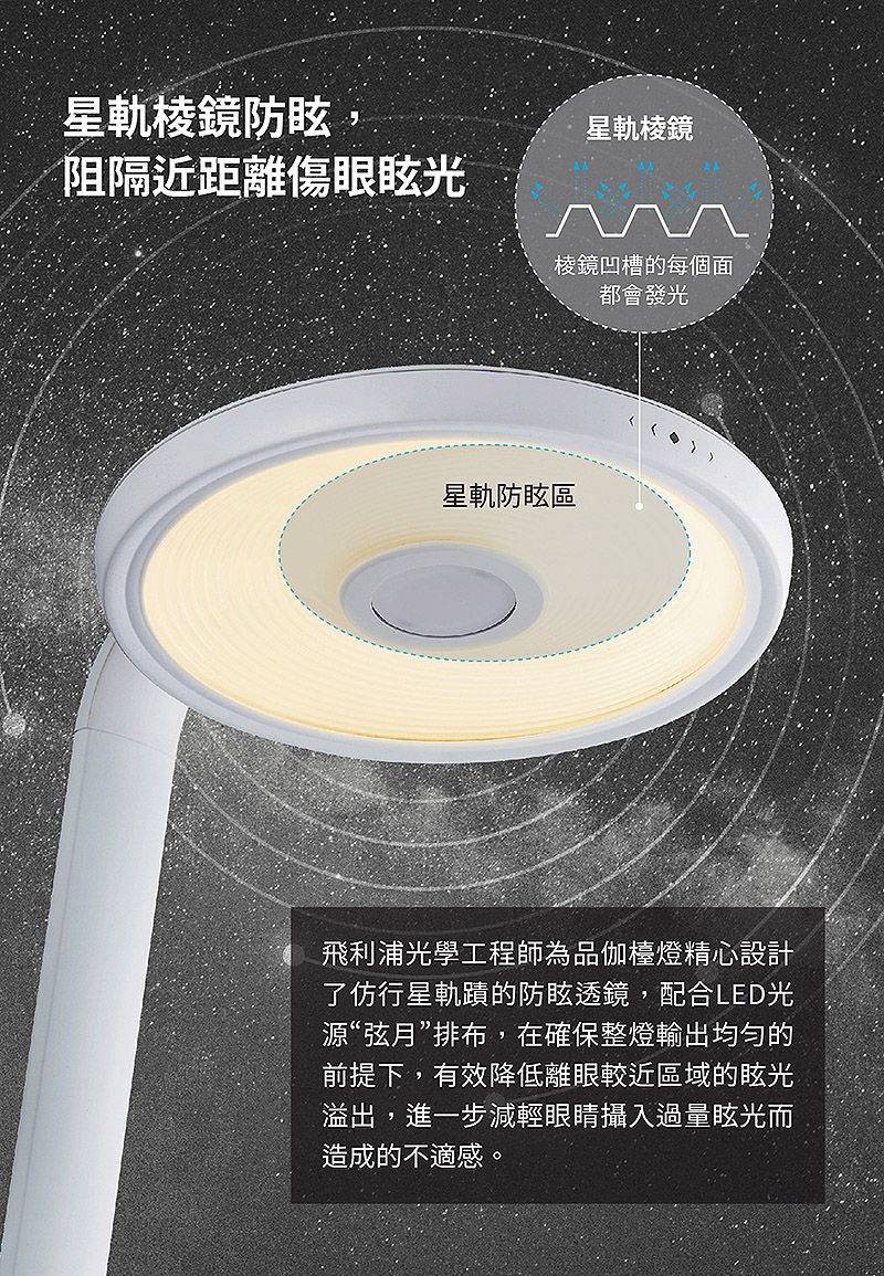 PHILIPS 飛利浦照明 - 品伽 66102  LED護眼檯燈-PD001-晶雪白