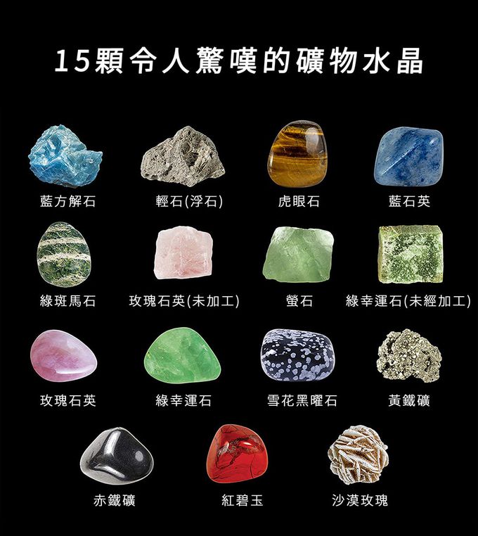 NATIONAL GEOGRAPHIC - 國家地理頻道 岩石礦物入門套組