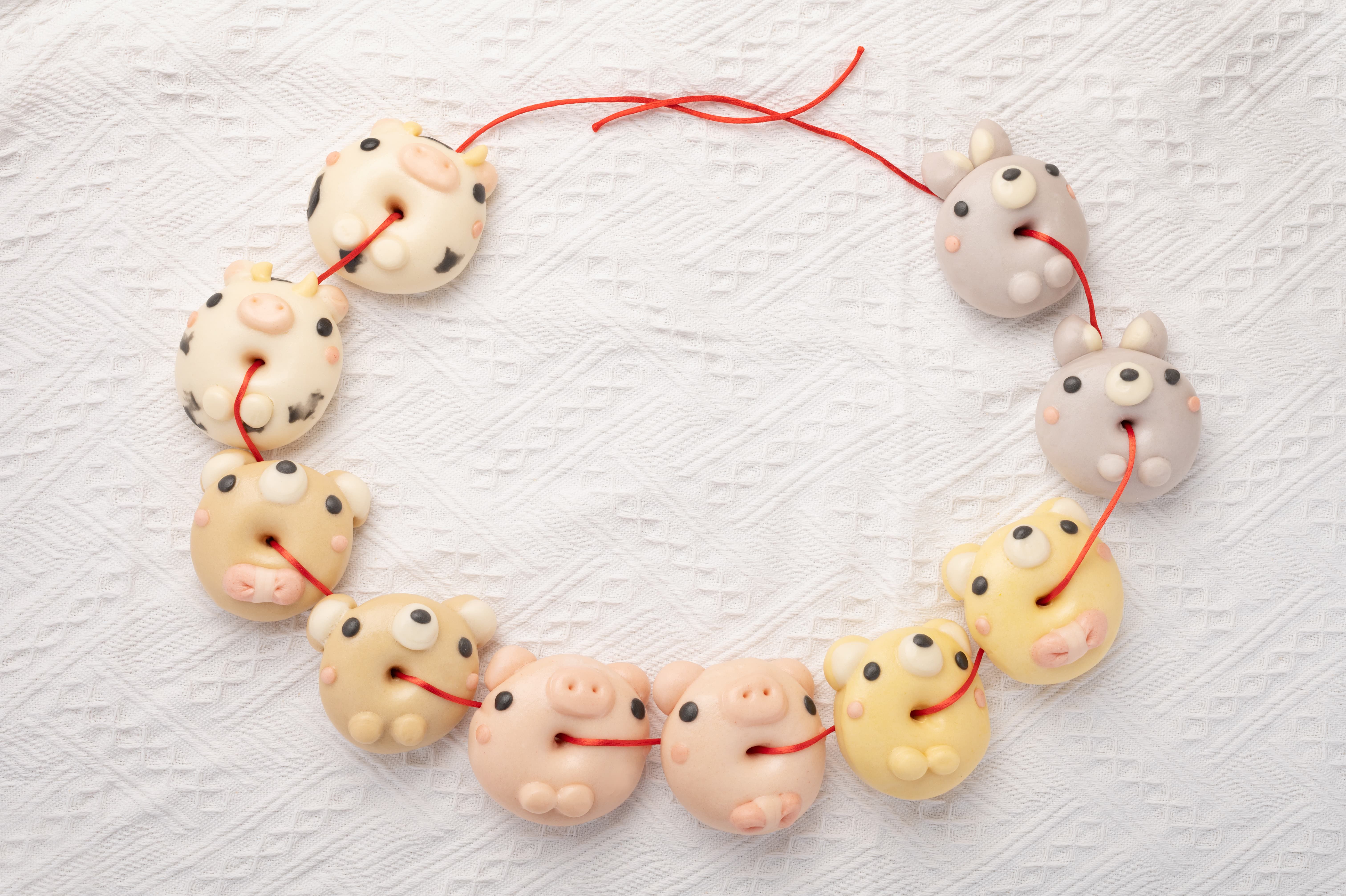 老甜媽手工饅頭 - 可愛小動物來陪我收涎-350克