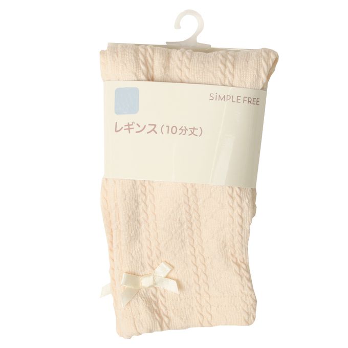 akachan honpo - 10分緹花內搭褲-象牙白色