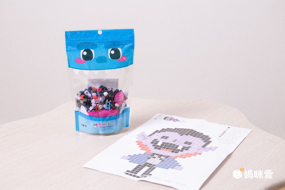 韓國 Color Story - 免燙拼豆-補充包165顆(緋紅/10mm)