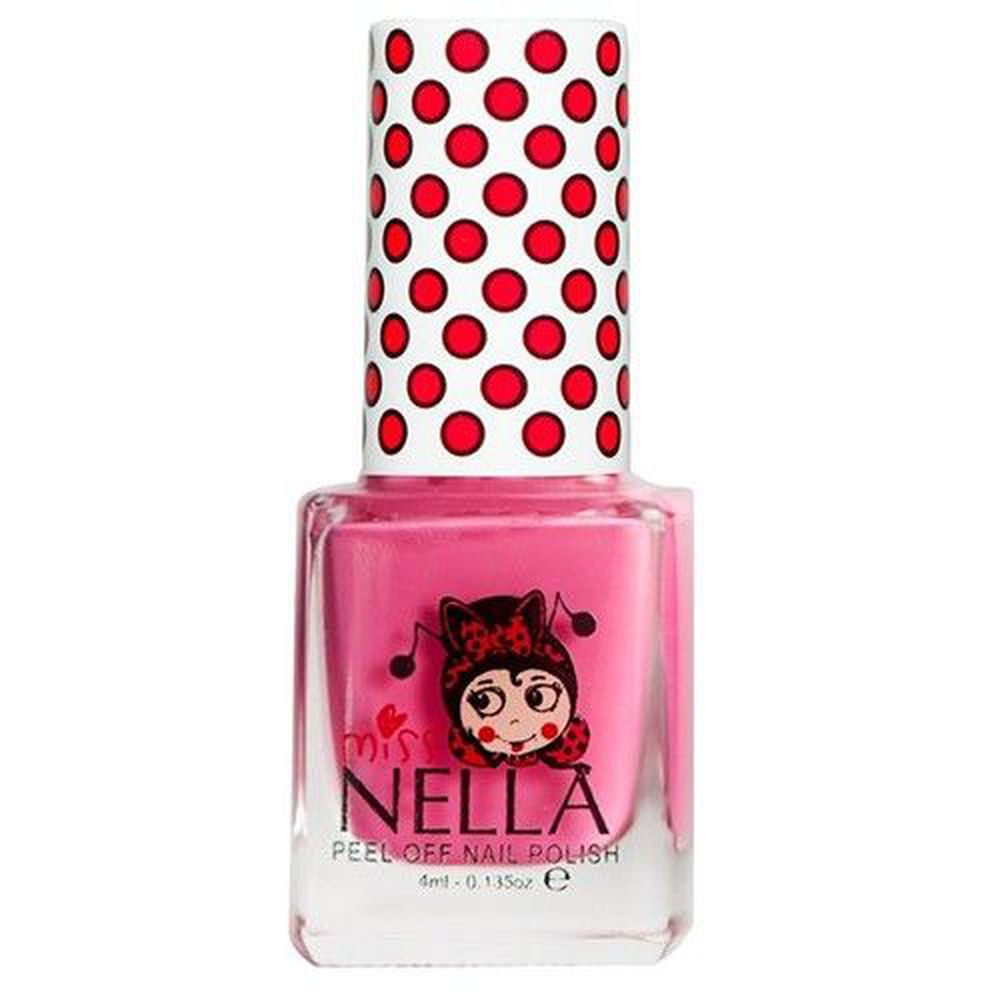 Miss NELLA妮娜小姐 - Miss NELLA 兒童水性可撕式安全指甲油-甜心粉MN03-4ml