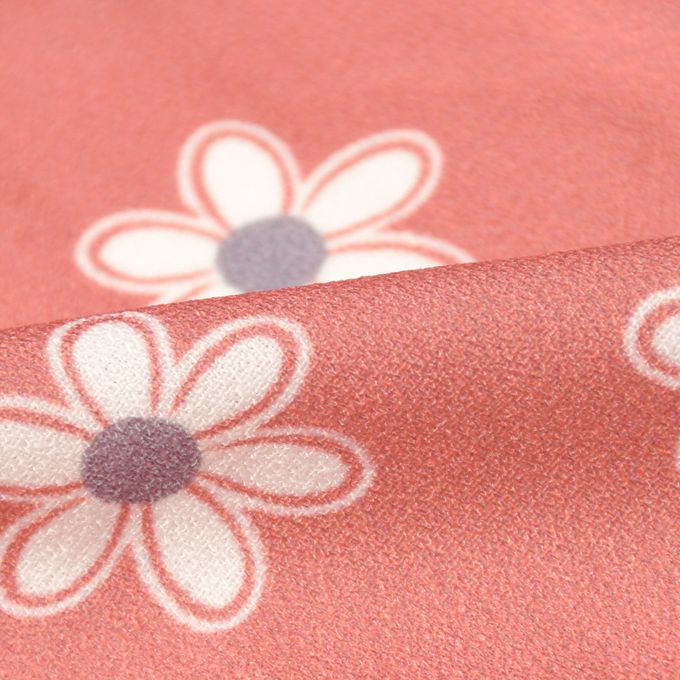 akachan honpo - 長袖假兩件T恤-粉紅色