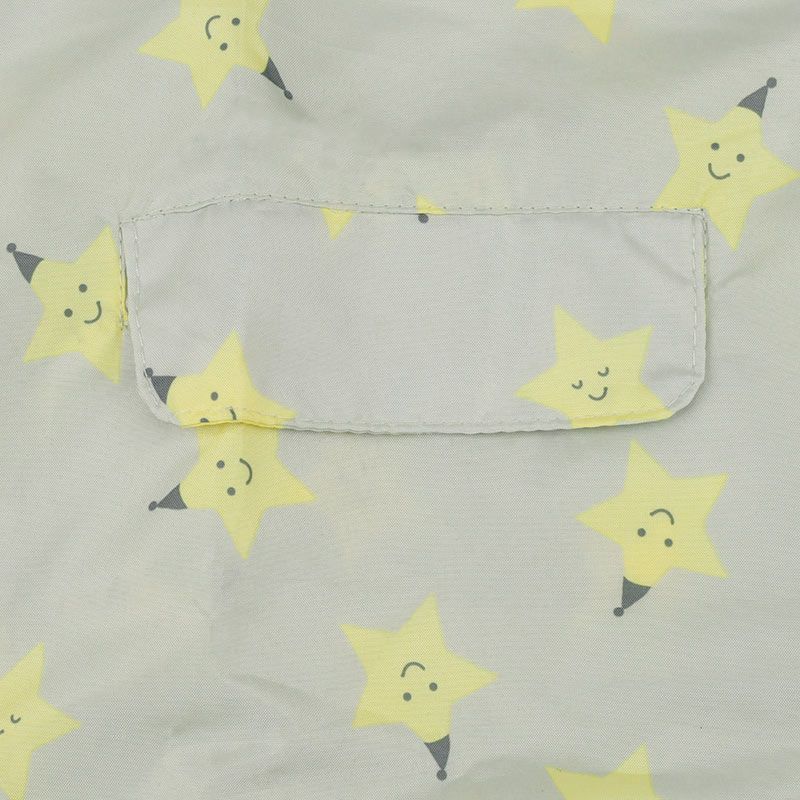 akachan honpo - 強力防潑水雨衣-星星-灰色