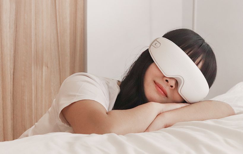 還原專業指壓體驗【3ZeBra 氣壓按摩眼罩】４種按摩手法