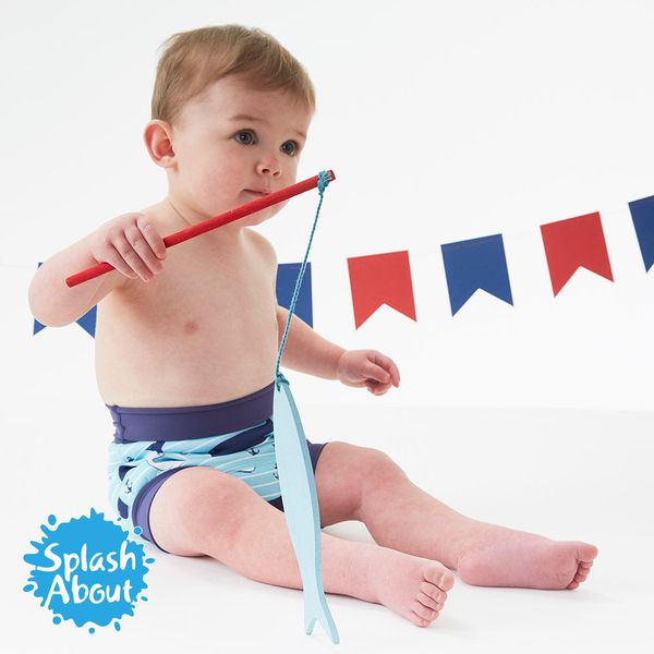 Splash About 潑寶 - 3D加強版 游泳尿布褲-海洋鯨魚