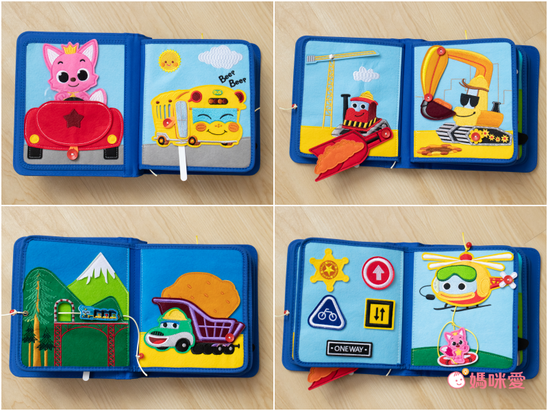 職能治療師推薦【MY FIRST BOOK】蒙特梭利手工布書