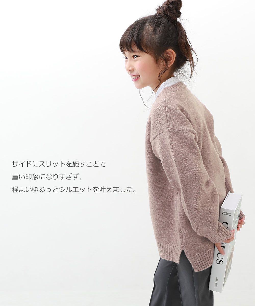 日本 devirock - 舒適柔軟薄針織上衣-條紋-深藍