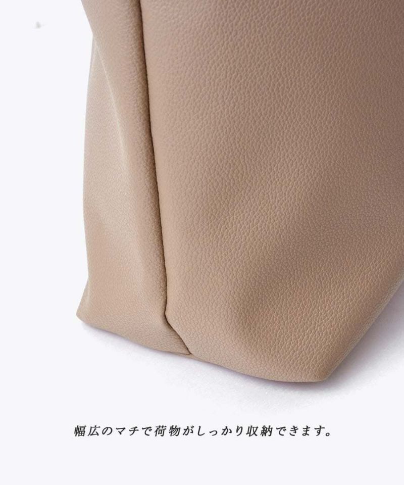 日本 zootie - 收納便利柔軟皮質肩背包-煙燻綠