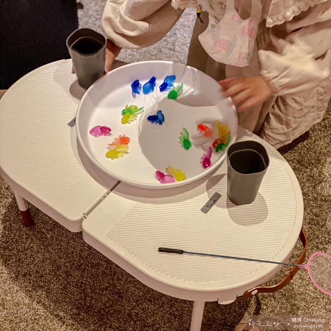 玩玩 Play - 彩色長尾果凍金魚組 (魚身長約4cm、撈網：小圓直徑7CM 長度30CM)-魚一組約20隻、撈網 1支