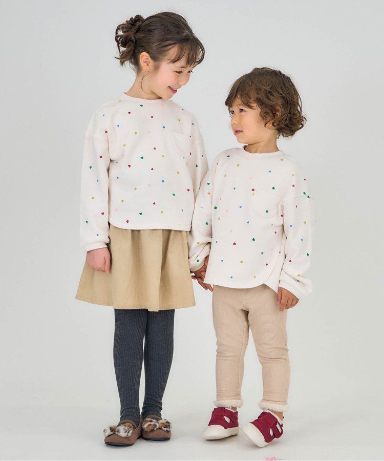 日本 apres les cours - 燈芯絨甜美冬季褲裙-紅格紋