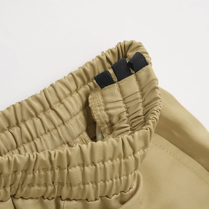 日本 b-ROOM - 挺版舒適廓形長褲-灰藍