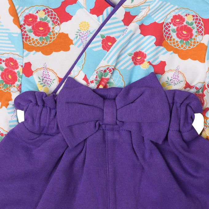 akachan honpo - 袴連身衣-(包屁衣)-紫色