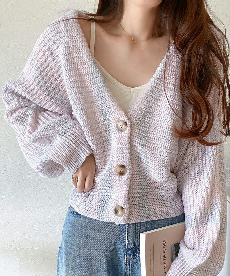 日本 Classical Elf - 可愛2WAY短版針織外套-淺米杏