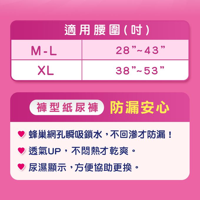 包大人 - 防漏安心復健褲 M-L (14片x4包/箱)