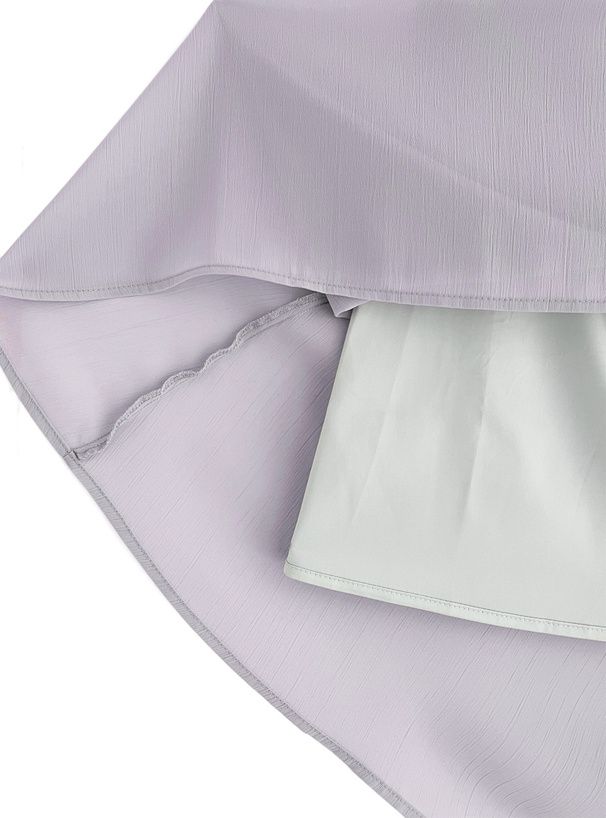 日本 GRL - 優雅剪裁收腰雪紡洋裝-深藍