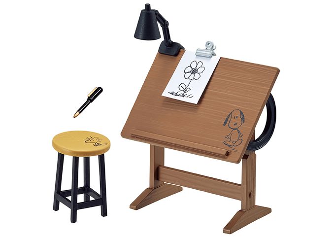 RE-MENT - SNOOPY系列 史努比藝術工作室 整組8種