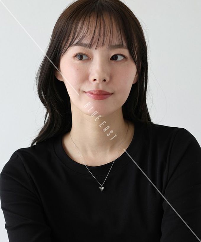 日本 BLUE EAST - 韓國製 成熟感愛心墜飾項鍊-金