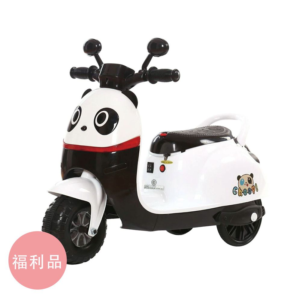 親親 Ching Ching - 福利品-小熊貓電動摩托車-白色