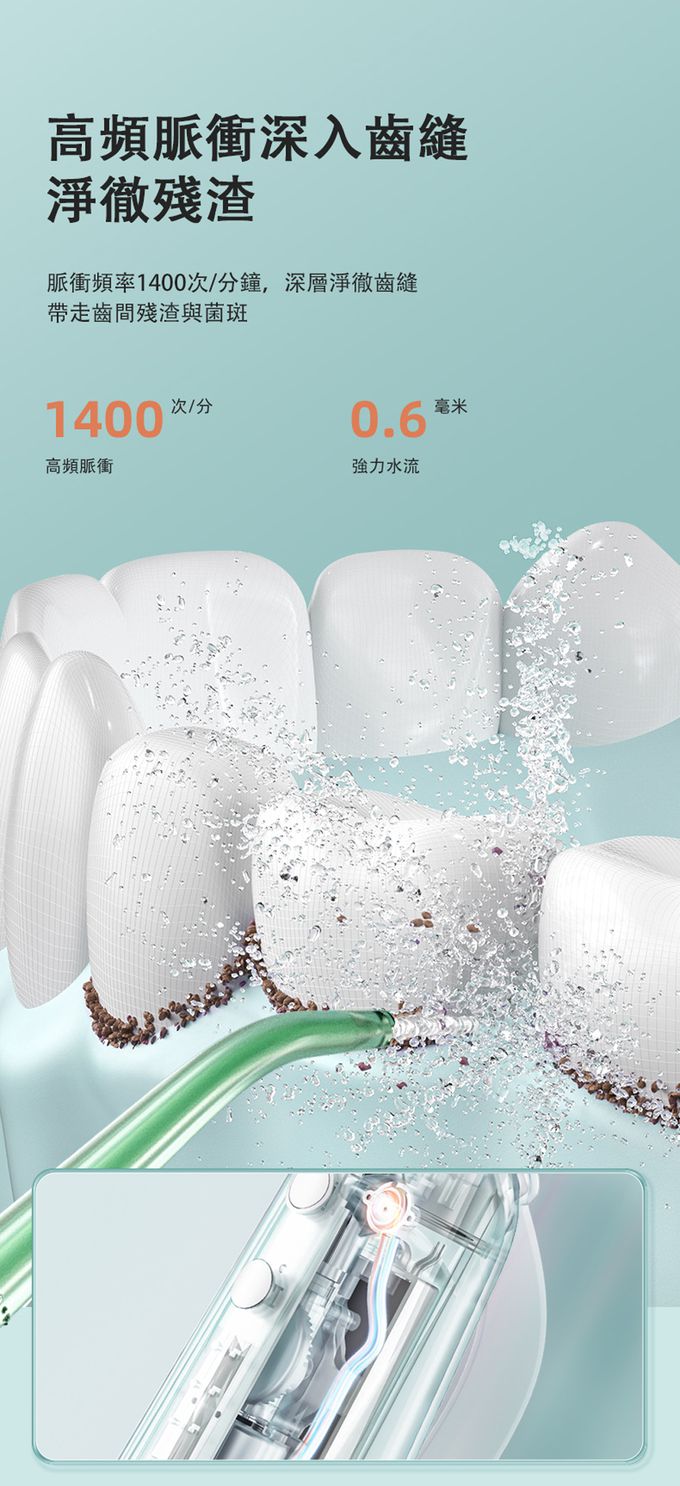 Oclean - 歐可林 繽果全效沖牙機-油柑綠