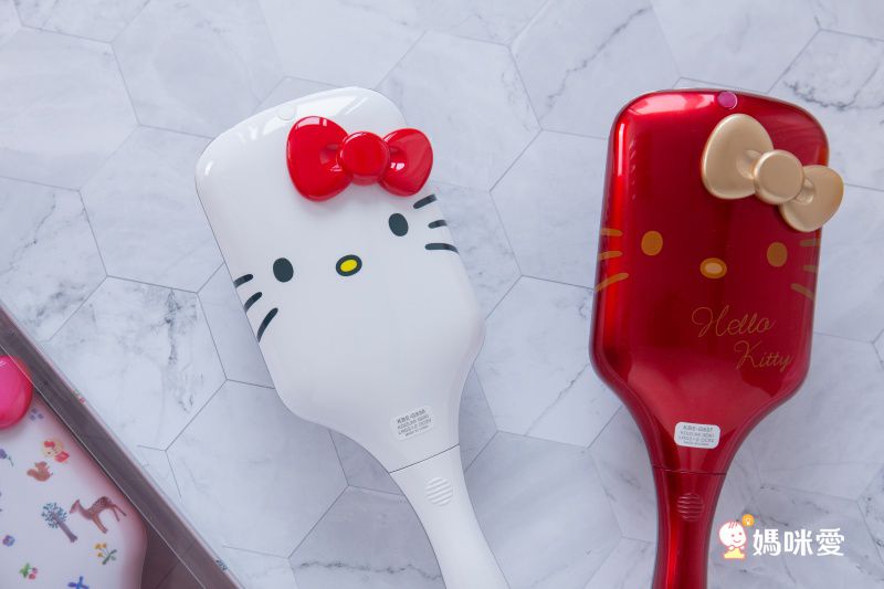日本 KOIZUMI 小泉成器 - Hello Kitty 音波美髮梳-動物派對-KBE-G838 WE