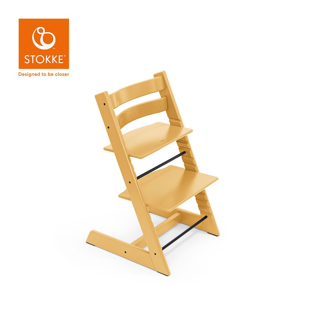 Stokke - 挪威 Tripp Trapp 成長椅經典櫸木系列-向日葵黃