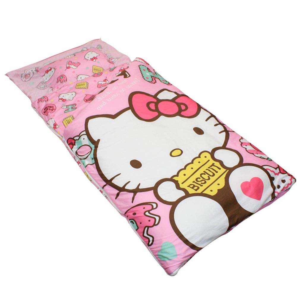 鴻宇 HongYew - 100%美國棉鋪棉兩用兒童睡袋-甜心繽紛-粉色 (135x150 cm)
