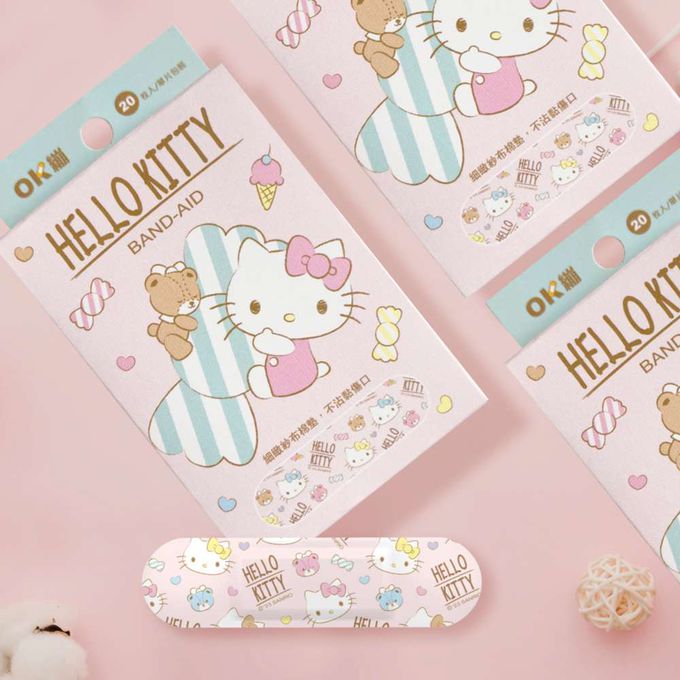 【台歐】三麗鷗 OK繃-KITTY-20入/盒*6-摩達客推薦