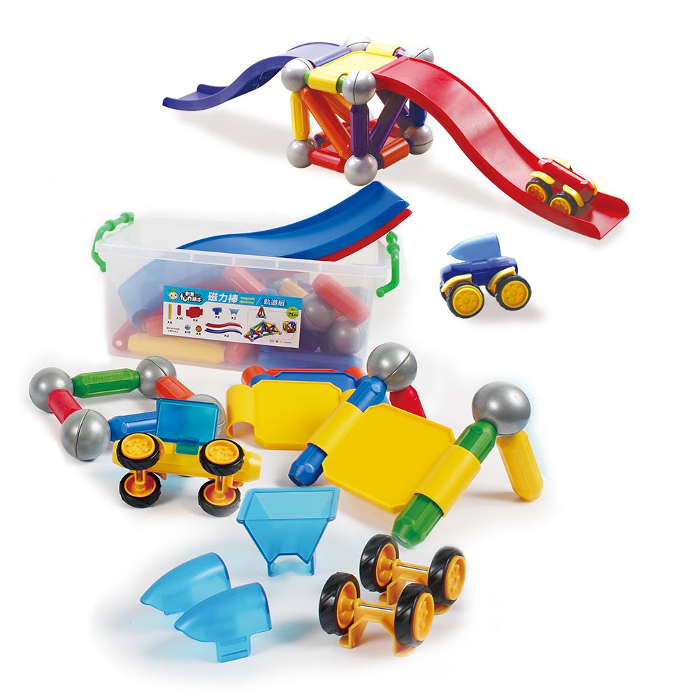 世一文化 - 磁力棒套組-運輸組