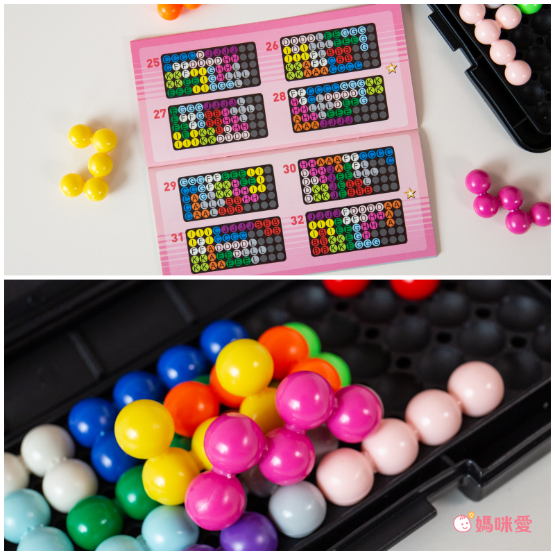 龍博士 - 益智拼盤-立體益智拼盤金字塔200題隨身版-3Y+