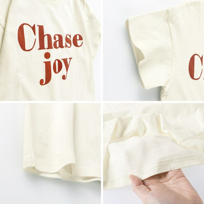 日本 BRANSHES - 清爽標語短袖上衣-WEEKEND-雜灰