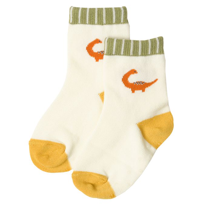 akachan honpo - 中筒襪5雙組-恐龍 (9~14cm)