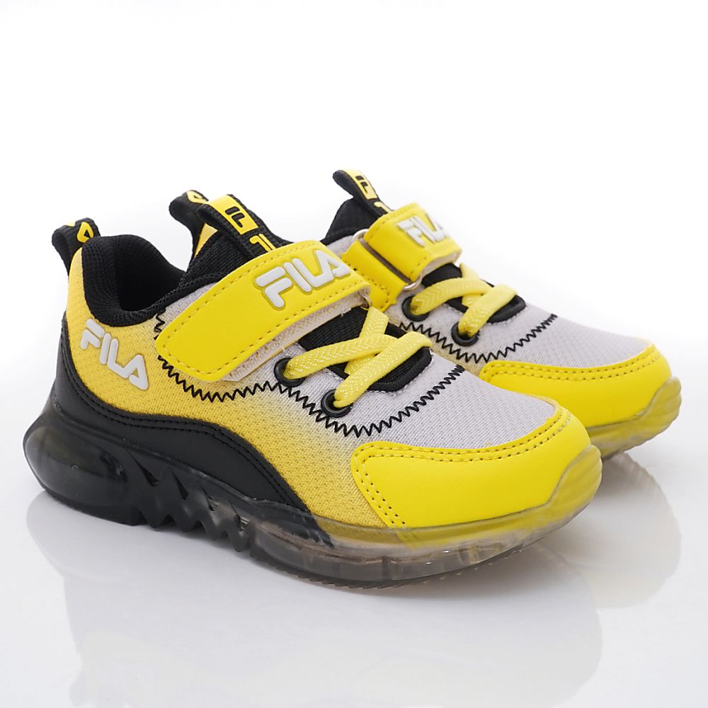 FILA - FILA康特杯電燈運動鞋款(中小童段)-運動鞋-黑黃
