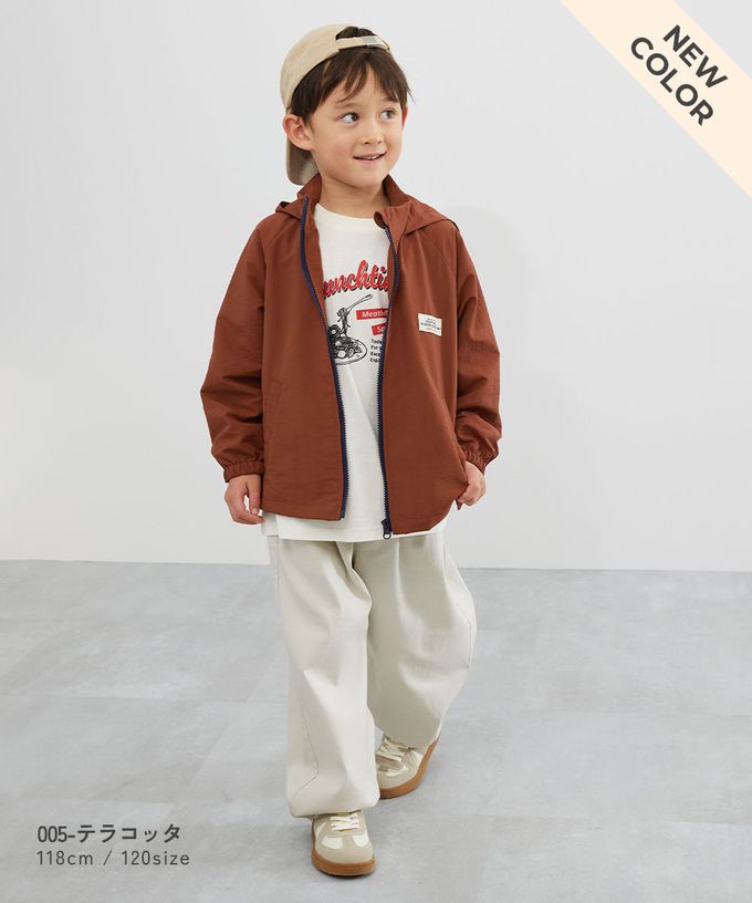 日本 devirock - 防潑水 網眼輕量風衣外套(帽可收)-藍綠