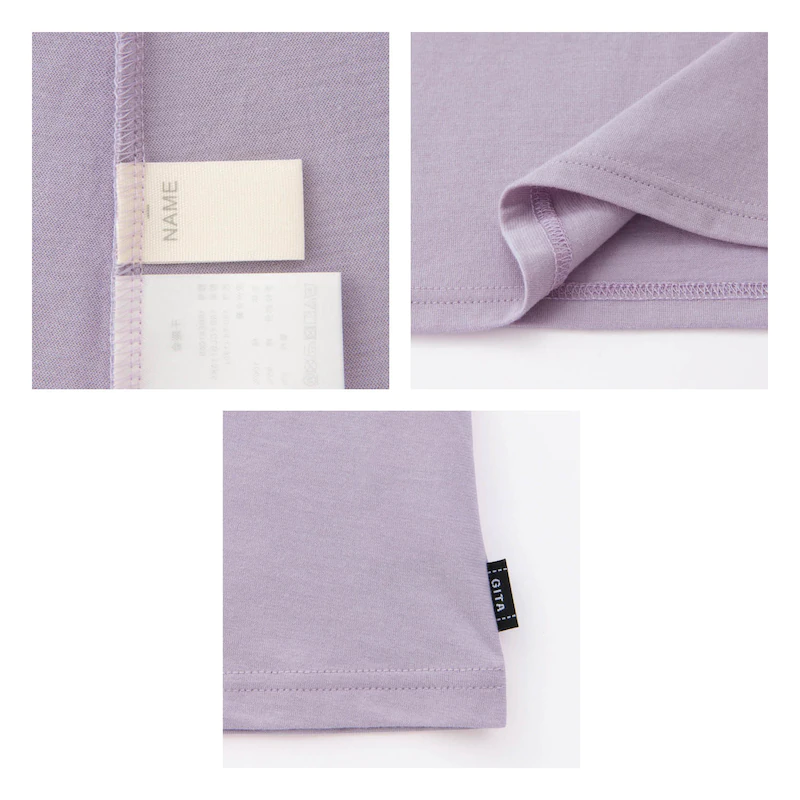 日本千趣會 - GITA 天竺棉印花短T-草莓花圈-深藍