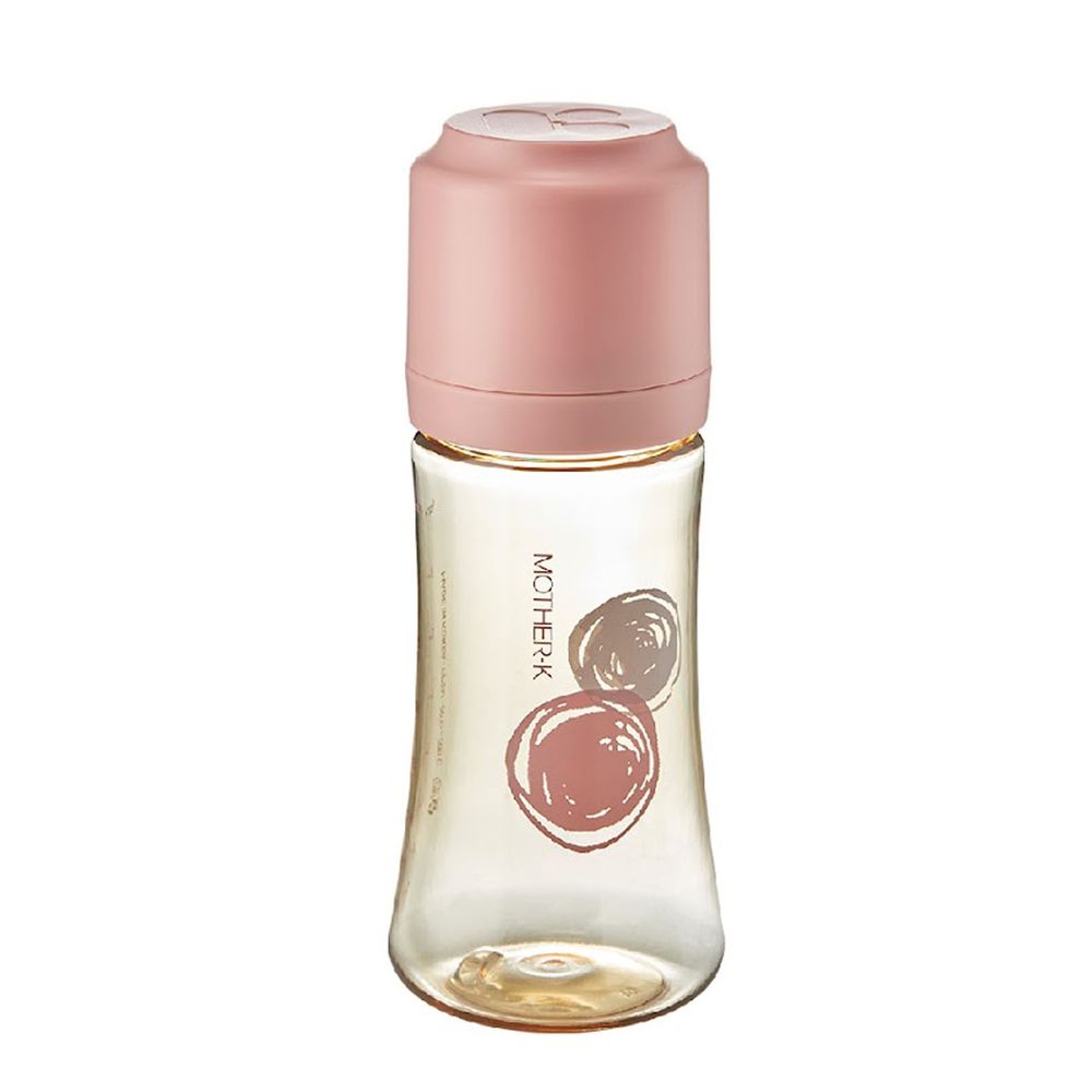 MOTHER-K - 頂級PPSU奶瓶PPSU奶瓶-無附奶嘴-糖果粉-280ML