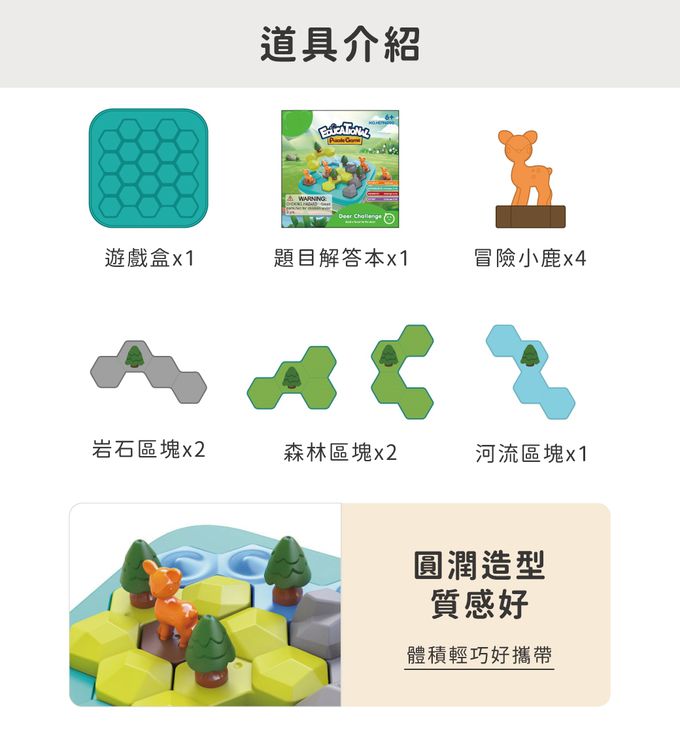 HolaLand 歡樂島 - 小鹿歷險記_親子桌遊