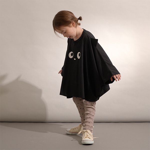 日本 b-ROOM - [官網已斷貨]萬聖節造型寬版上衣-黑貓-直播專屬