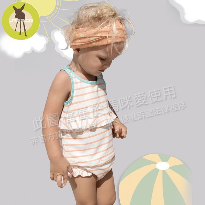 德國 Lassig - 嬰幼兒抗UV二件式泳裝-小點點