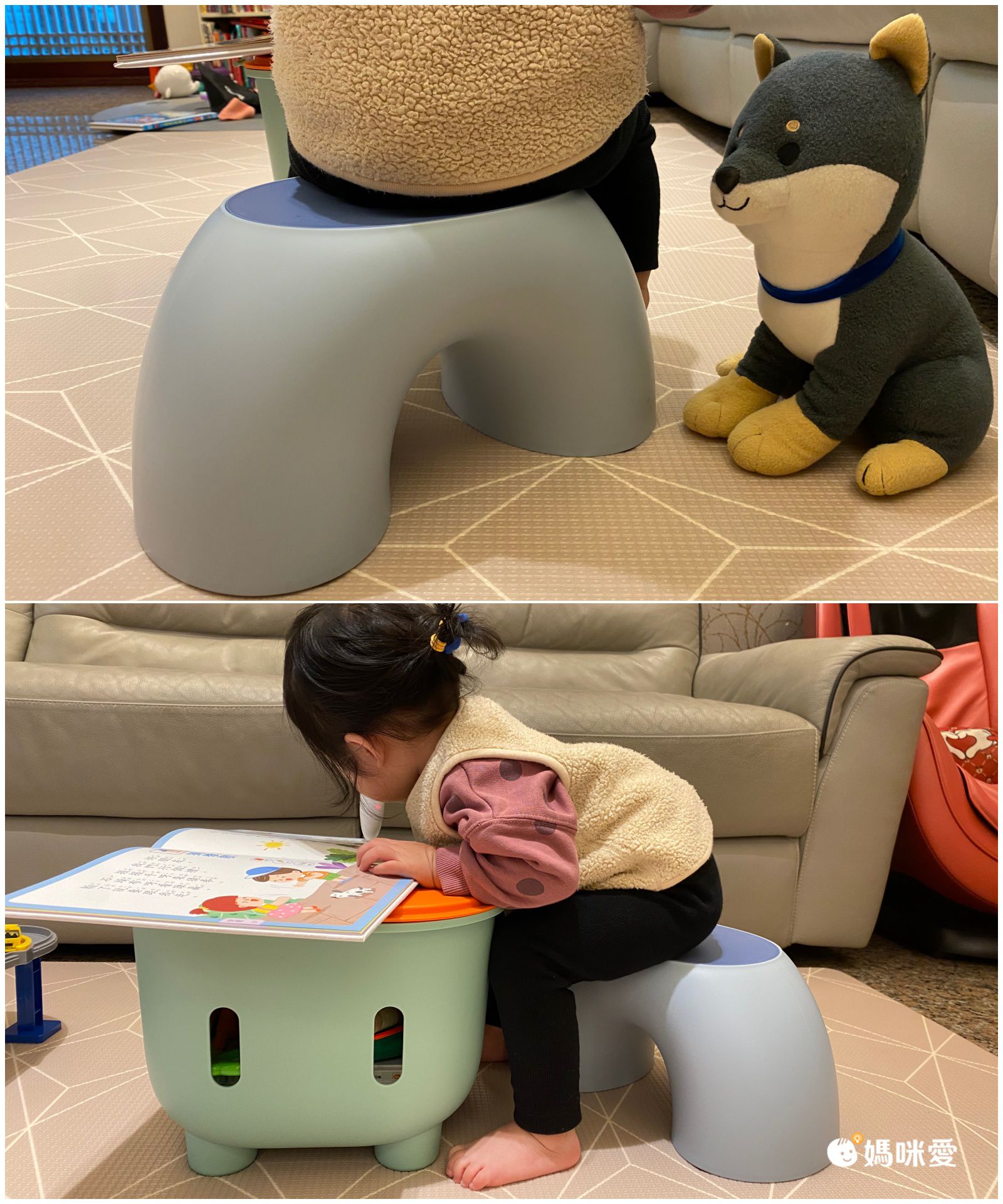 HEDO - 童趣彩虹椅-紅色 (19x36x18.5cm)