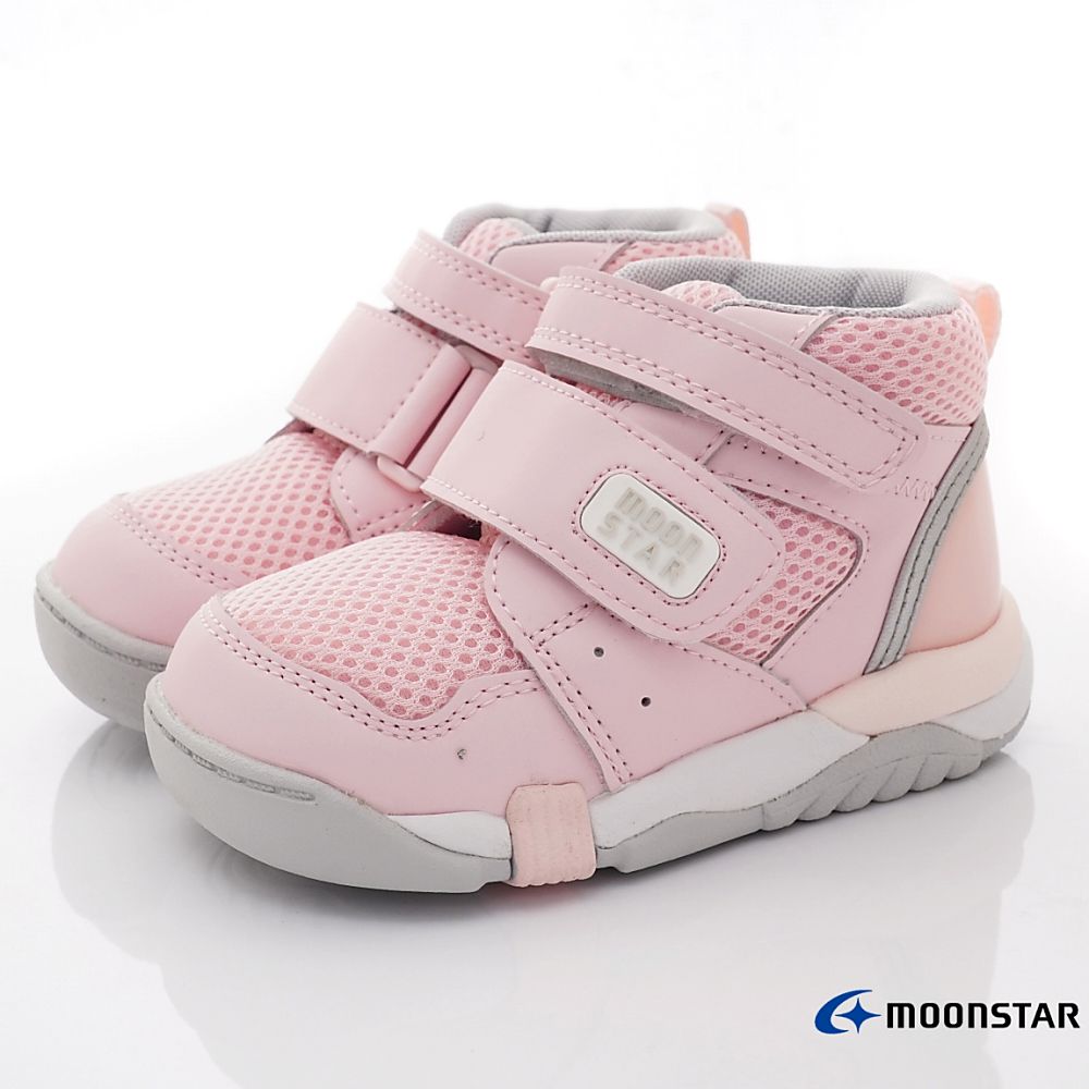 Moonstar日本月星 - 物理師推薦護踝專業矯正機能款-多附一雙鞋墊(中小童)-運動鞋-粉