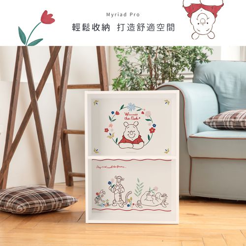 迪士尼 Disney  【奇奇蒂蒂】 雙層收納空櫃 二層櫃 雙層櫃 收納櫃 書櫃 木櫃