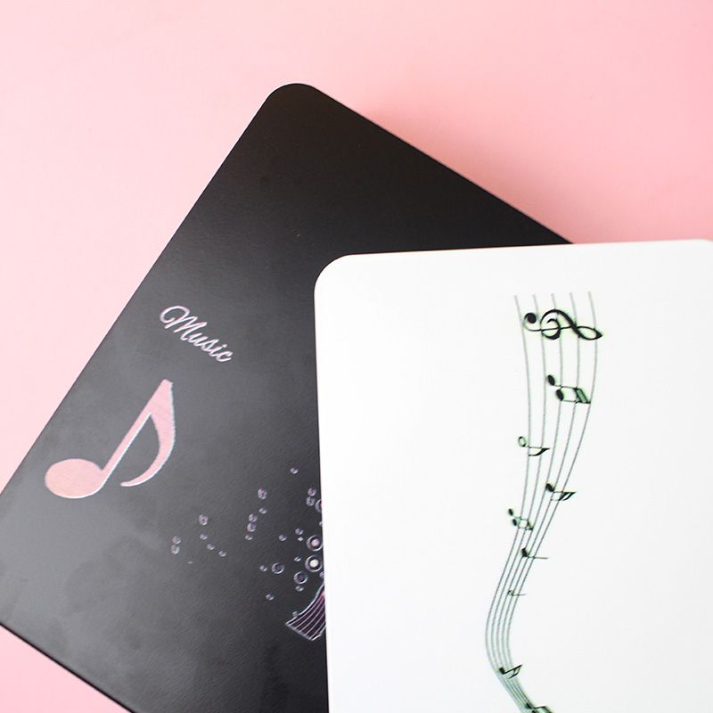 珠友 - 鐵製L型書架-音符-2入-款式隨機